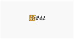 Desktop Screenshot of maitinlaw.com