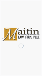 Mobile Screenshot of maitinlaw.com